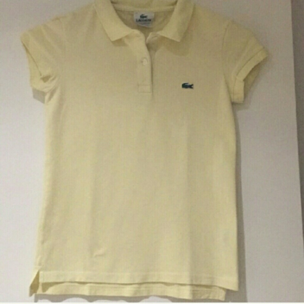 Lacoste Pale Yellow Polo